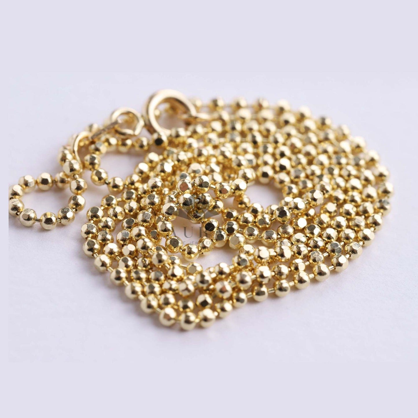 14K Gold Beaded Anklet, 1.5mm Dainty Gold Ankle Bracelet, Minimalist Stacking Anklet, Unisex Gold Jewelry, Gold Bead Anklet, Holiday Gift