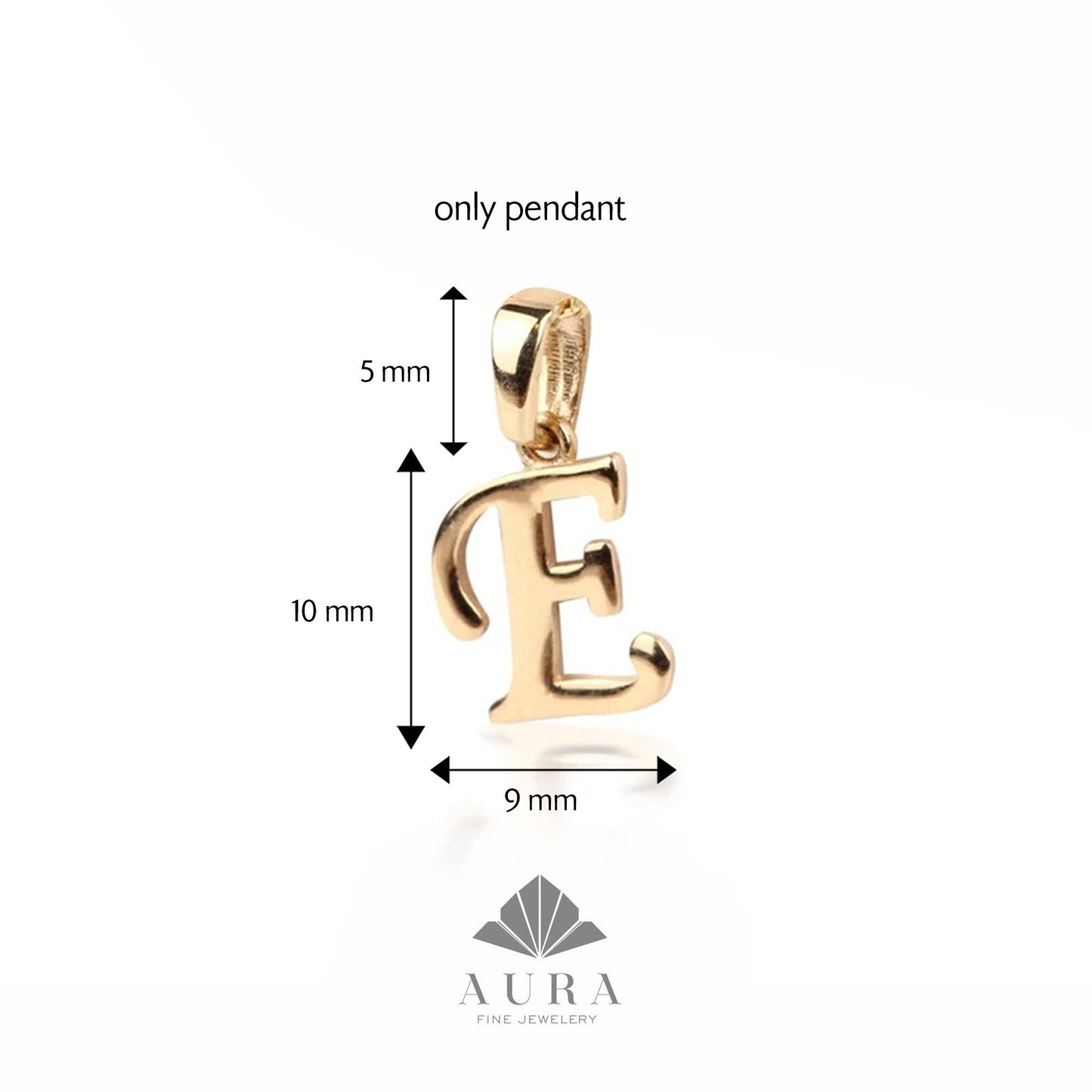 14K Gold Cursive Initial Necklace, Handwriting Letters Pendant, Initial Alphabet Charm, Personalized Choker, Capital Cursive Initial