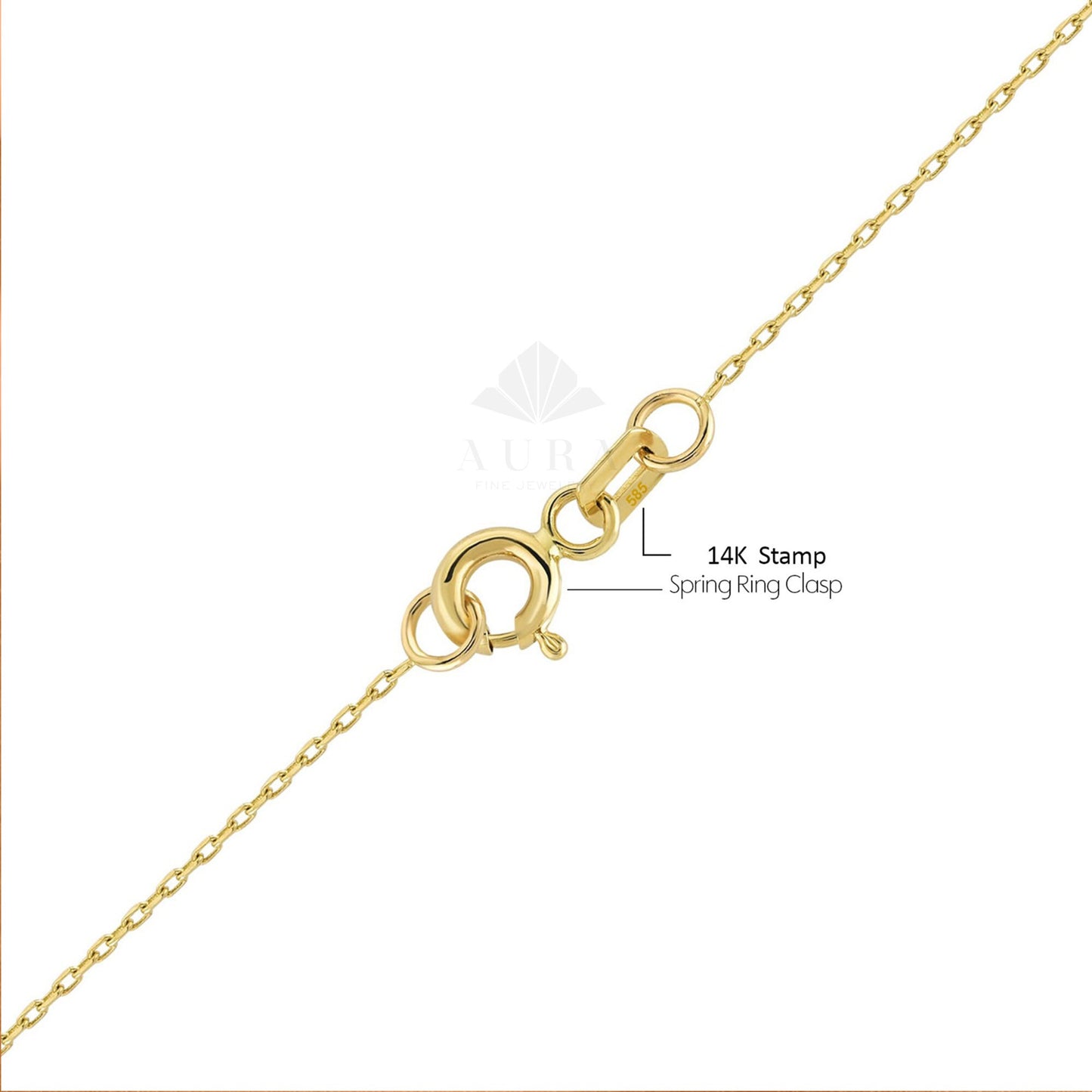 14K Gold Paperclip Chain Necklace, Italian Paperclip Choker, Dainty Gold Link Necklace, Rectangle Chain, Layering Necklace, Gift For Her