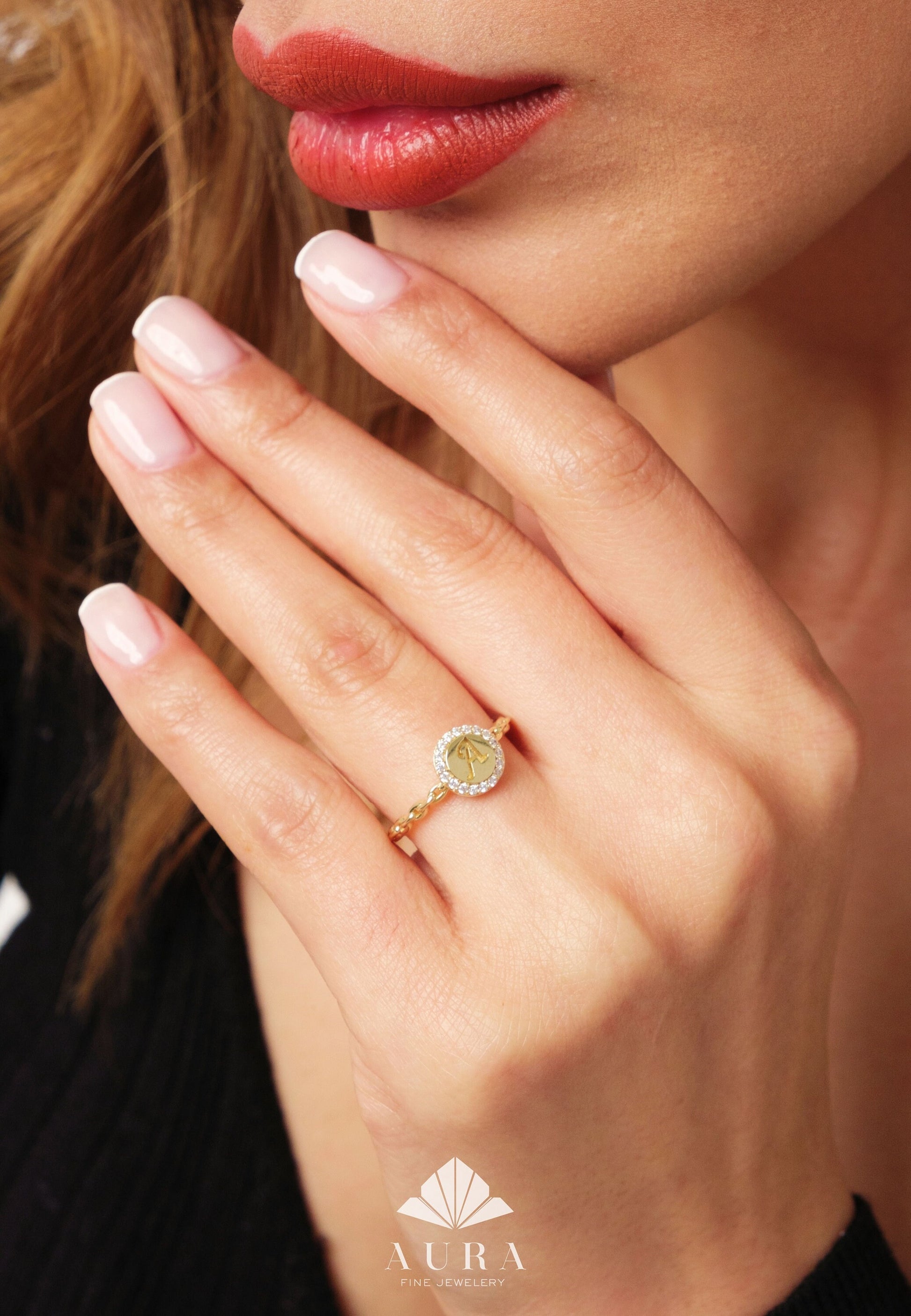 Cursive Initial Ring