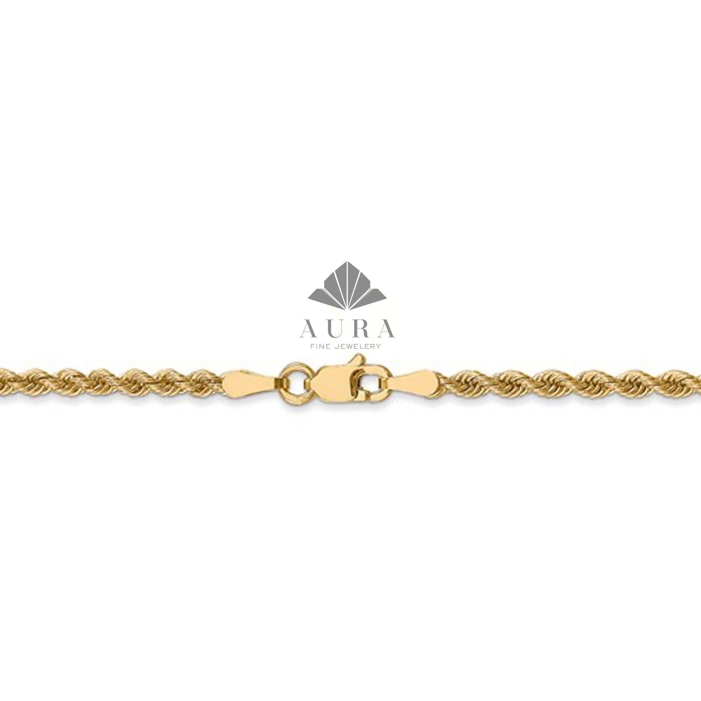 14K Gold Rope Chain Anklet, Twisted Chain Anklet, 2mm, 3mm, 4mm Rope Gold Chain, Bracelet Stack, Dainty Gold Chain, Men Women Chain