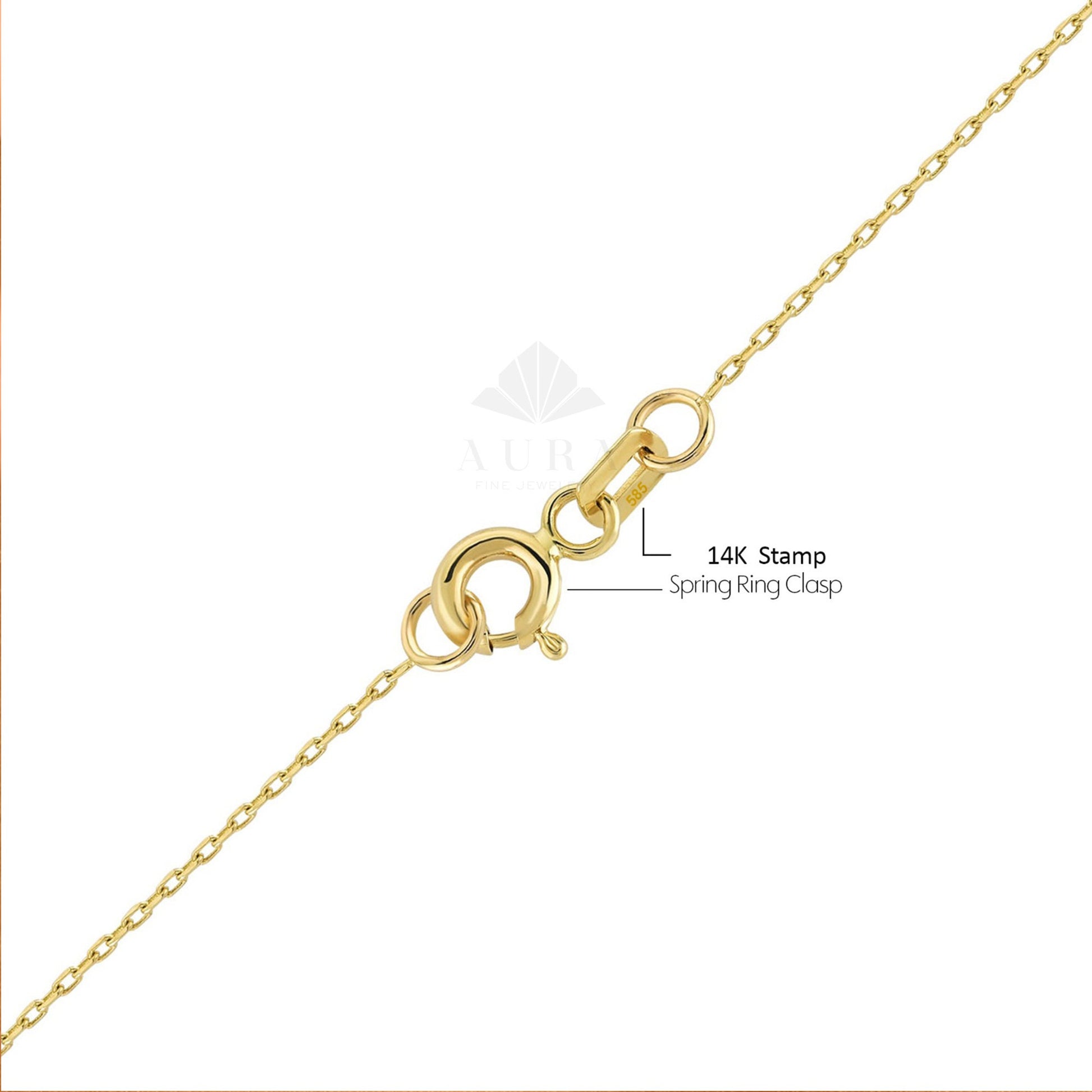 14K Gold Initial Necklace, Cz Diamond Letter Pendant, Custom Initial Necklace, Letter Name Choker, Personalized Necklace, Gift For Her
