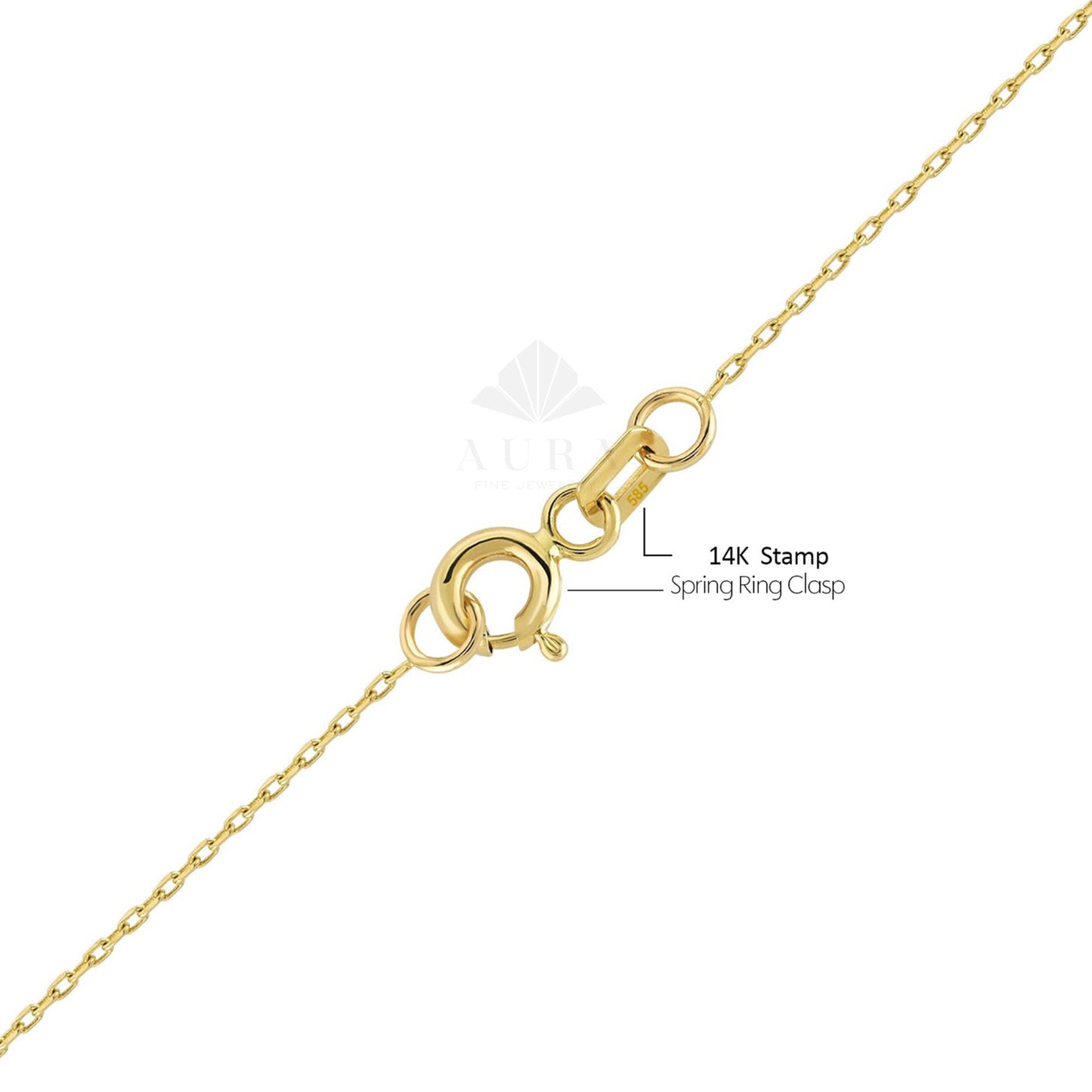 14K Gold Crescent Moon Necklace, Gold Horn Charm Pendant, Dainty Gold Necklace, Moon Charm Necklace, Double Horn Necklace, Gift for Her