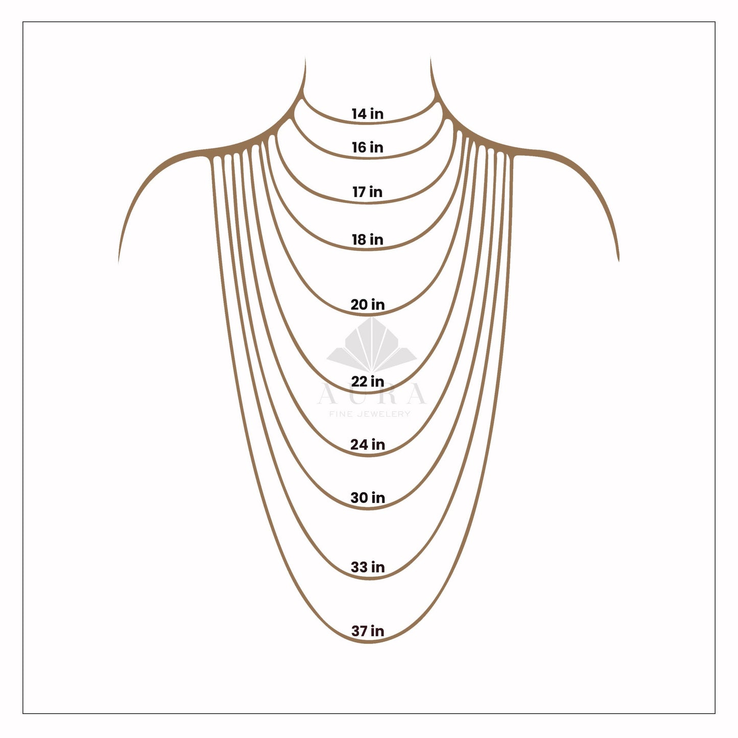 14K Solid Gold Diamond Cut Cable Chain 16" 18" 20" 22" 24", 0.7 mm - Unisex - Gold Chain for Women Men, Custom Size and Gold Color