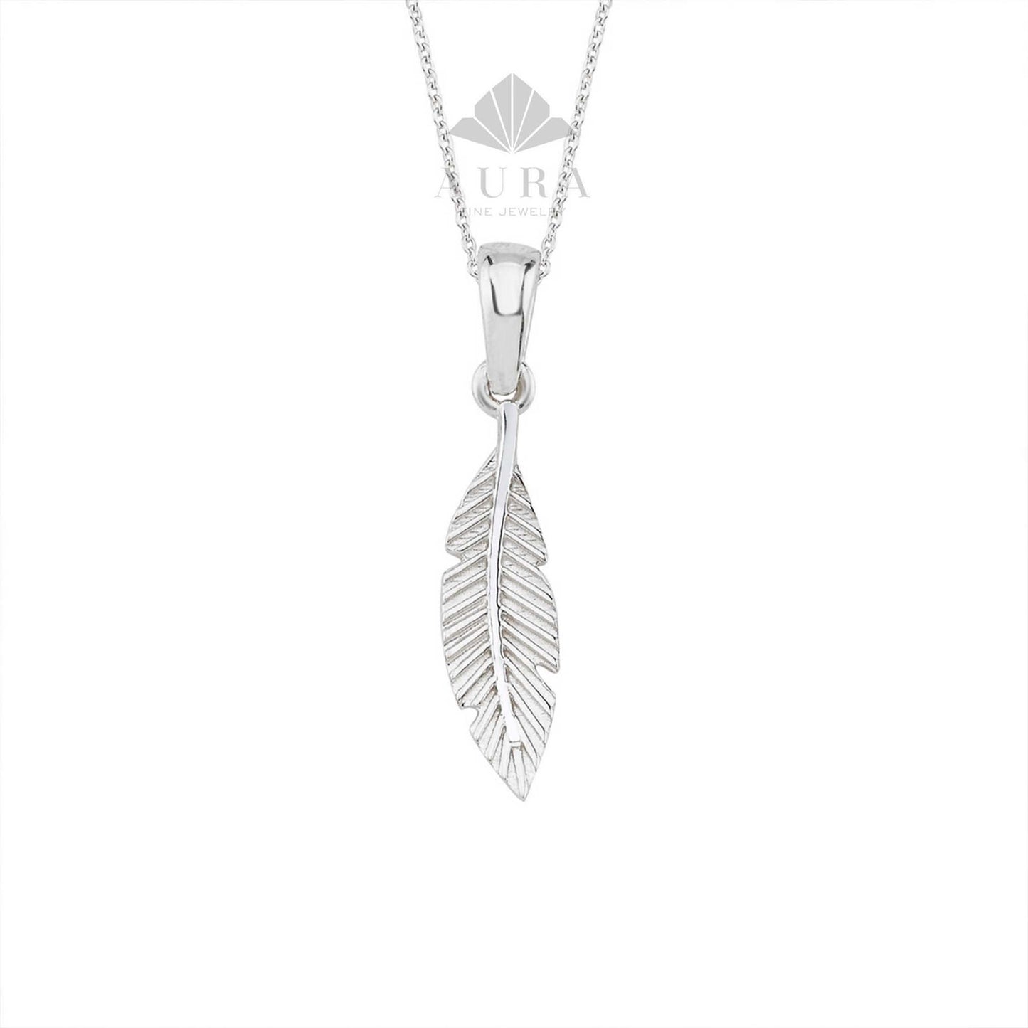 14K Gold Feather Necklace, Lucky Feather Necklace, Feather Charm Choker, Layered Necklace, Feather Necklace, Dainty Protection Charm Pendant