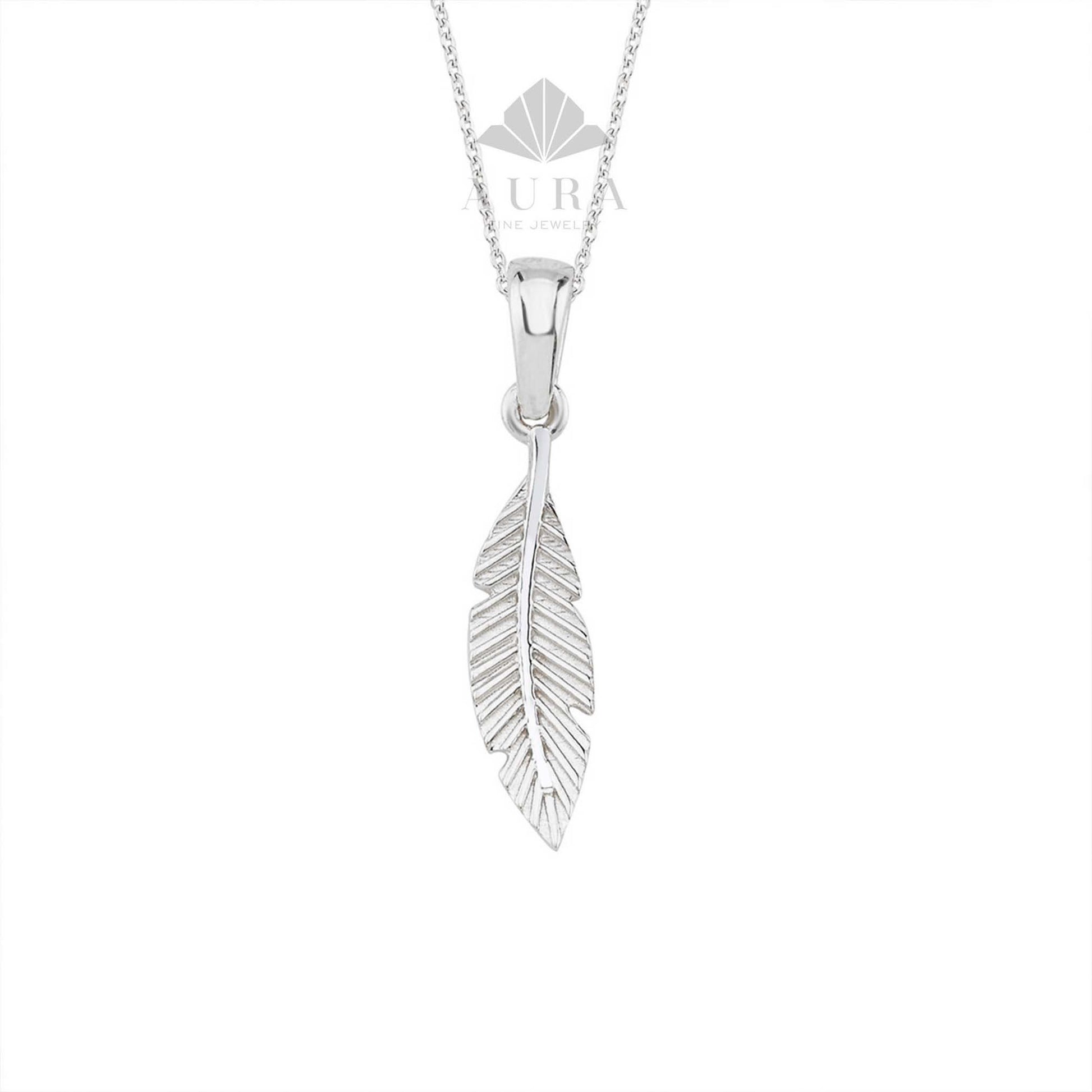 14K Gold Feather Necklace, Lucky Feather Necklace, Feather Charm Choker, Layered Necklace, Feather Necklace, Dainty Protection Charm Pendant