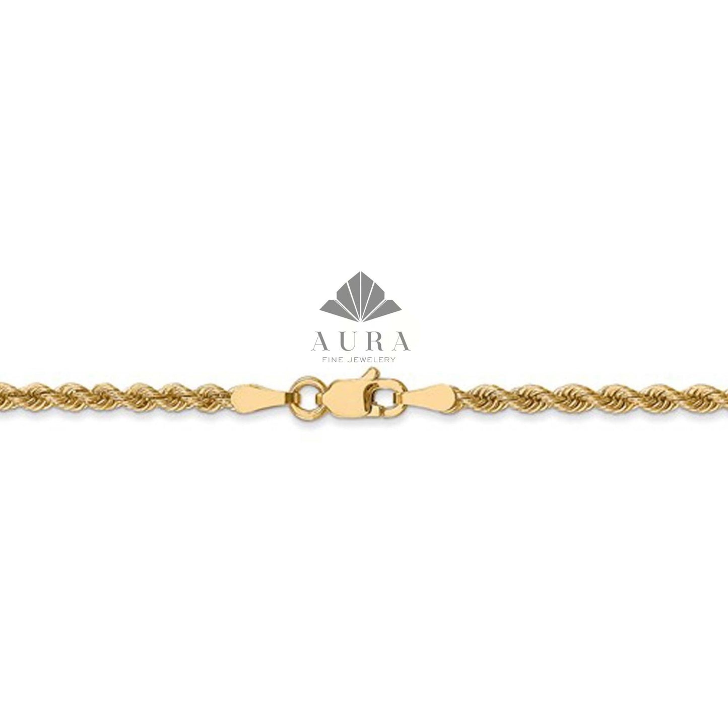 14K Gold Rope Chain Bracelet, Twisted Gold Bracelet, 2mm 3mm 4mm Rope Chain, Dainty Stackable Bracelet, Gift for Men & Women
