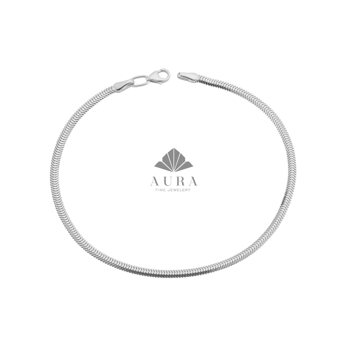 14K Gold Snake Chain Bracelet, Minimalist Gold Bracelet, Handmade Jewelry, Italian Gold Bracelet, Herringbone 2.6 mm 3.4 mm 4.2 mm Chain