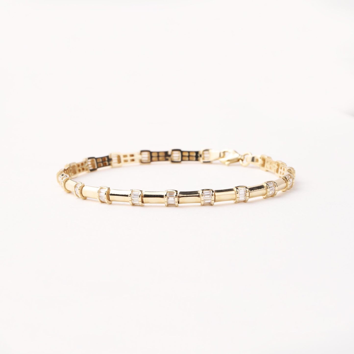 14K Gold Bracelet, Minimalist Gold Bracelet, Dainty Stackable Bracelet, Everyday Fine Jewelry, Delicate Luxury Gift for Women
