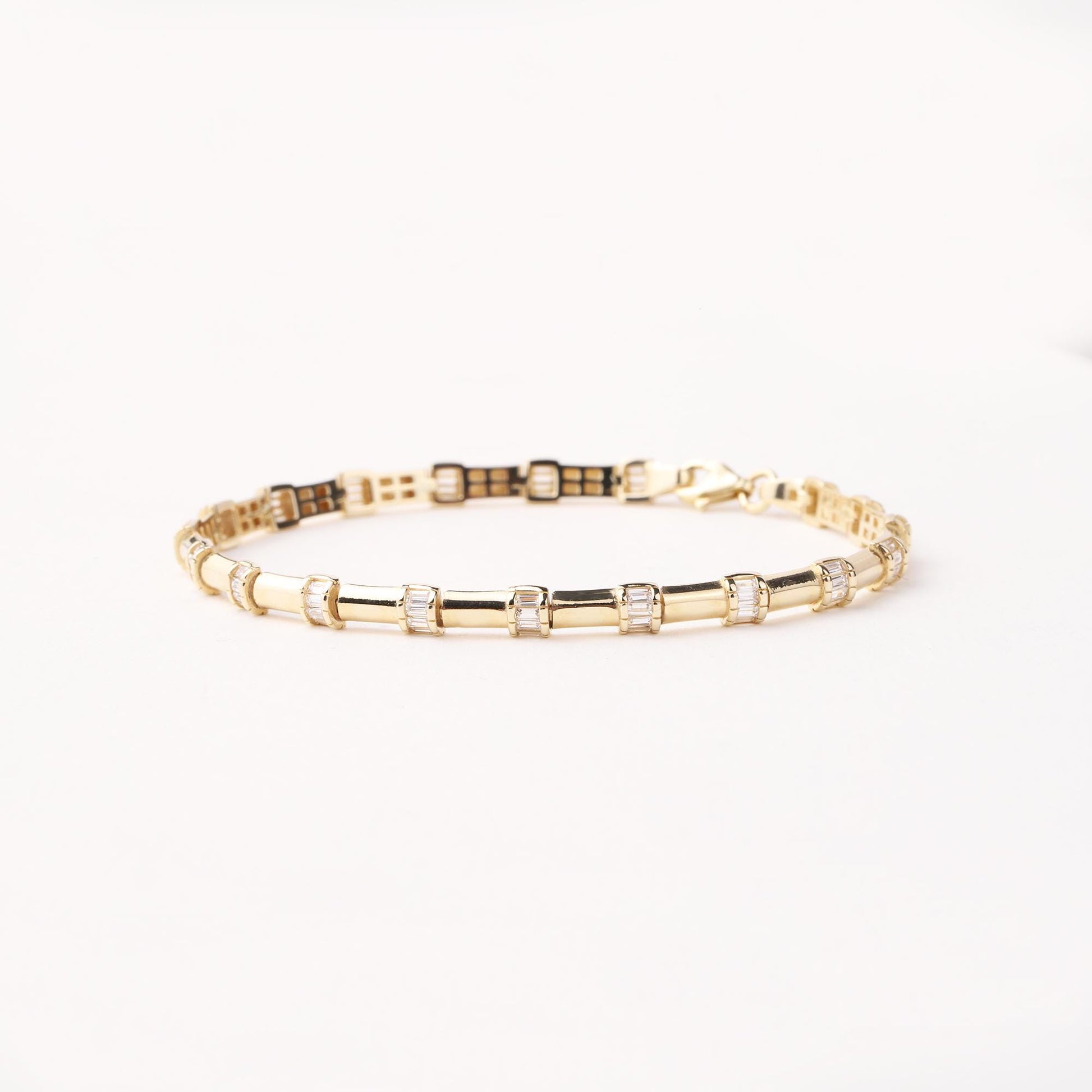 14K Gold Bracelet, Minimalist Gold Bracelet, Dainty Stackable Bracelet, Everyday Fine Jewelry, Delicate Luxury Gift for Women