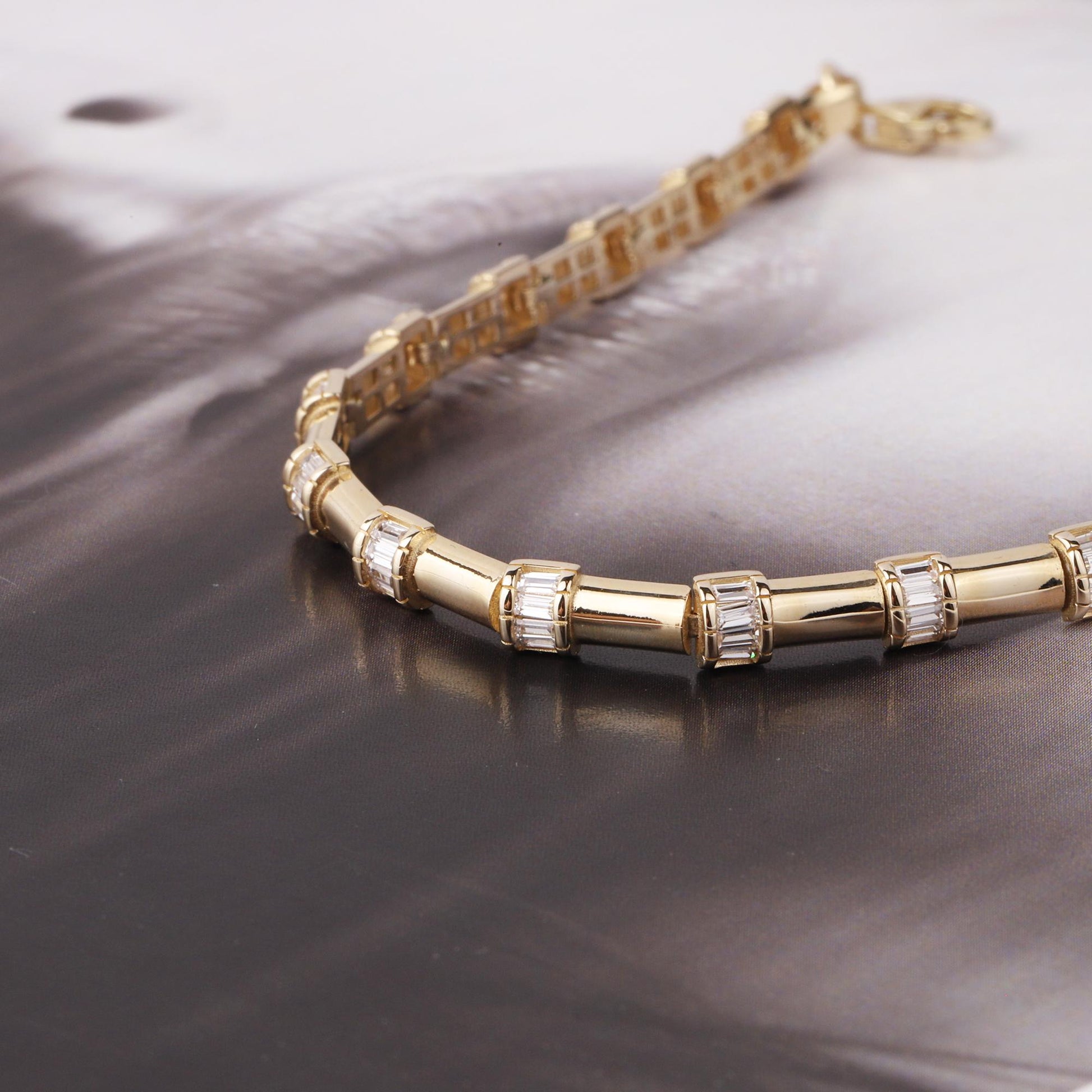14K Gold Bracelet, Minimalist Gold Bracelet, Dainty Stackable Bracelet, Everyday Fine Jewelry, Delicate Luxury Gift for Women