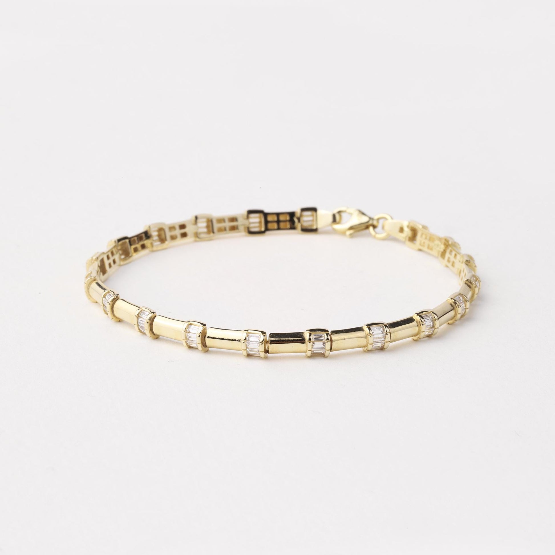 14K Gold Bracelet, Minimalist Gold Bracelet, Dainty Stackable Bracelet, Everyday Fine Jewelry, Delicate Luxury Gift for Women