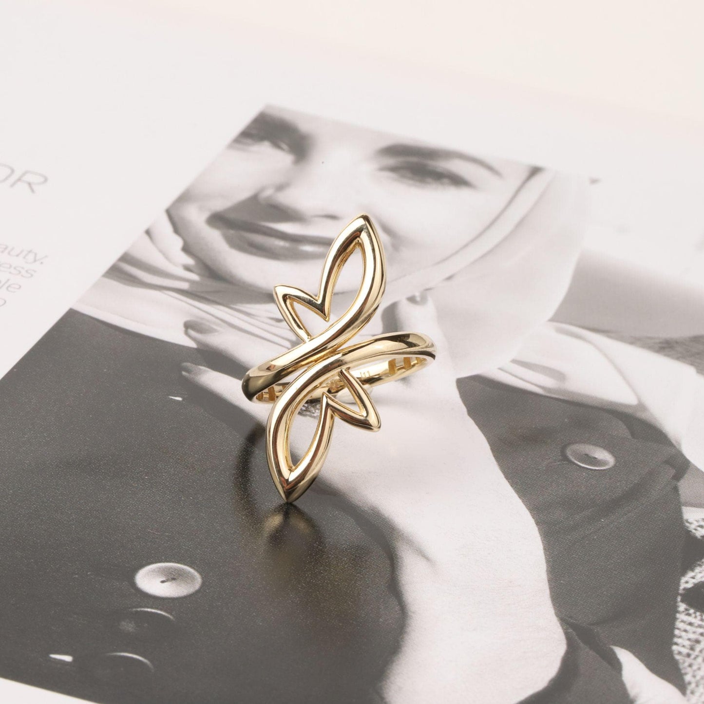 14K Gold Heart Ring, Open Heart Ring, Dainty Gold Band Ring, Love Heart Ring, Promise Ring, Minimalist ring, Heart Gold Ring, Best Friend