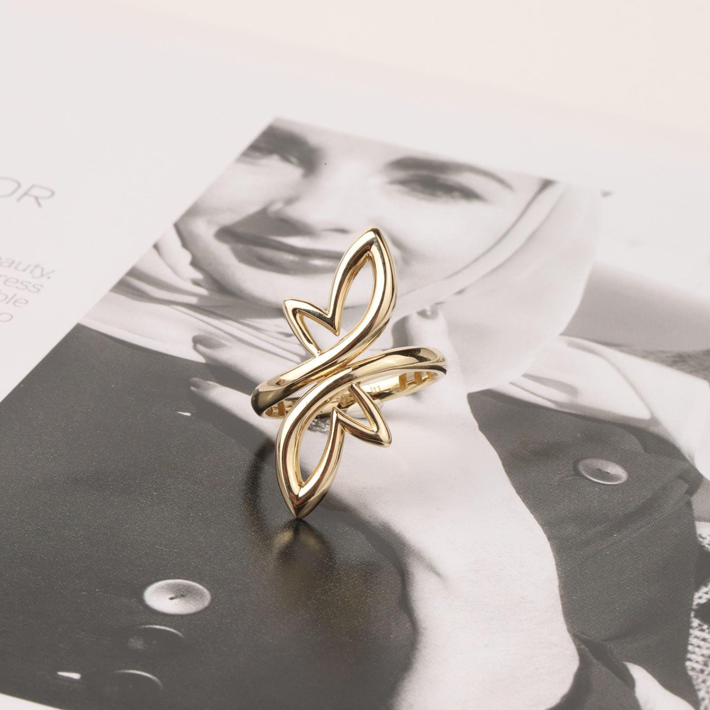 14K Gold Heart Ring, Open Heart Ring, Dainty Gold Band Ring, Love Heart Ring, Promise Ring, Minimalist ring, Heart Gold Ring, Best Friend