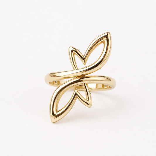 14K Gold Heart Ring, Open Heart Ring, Dainty Gold Band Ring, Love Heart Ring, Promise Ring, Minimalist ring, Heart Gold Ring, Best Friend