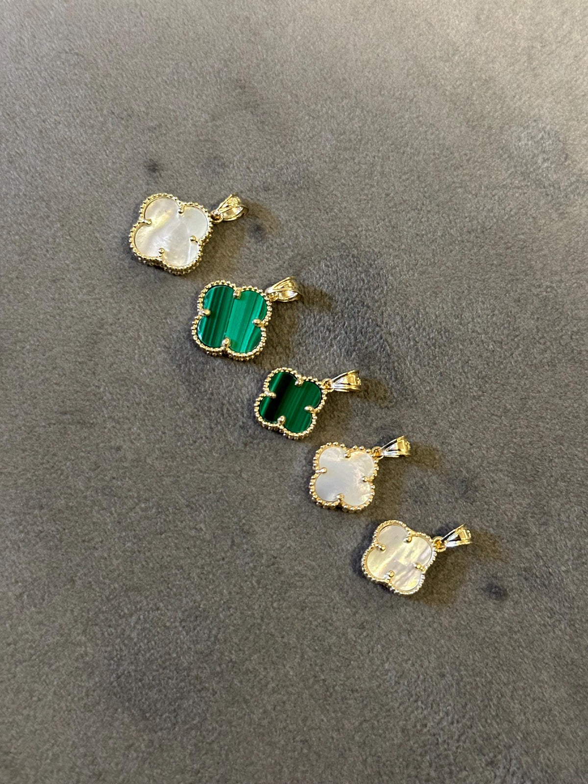 14K Gold Clover Necklace, Four Leaf Pendant, Shamrock Necklace, Good Luck Charm Necklace, St Patricks Day Accessory, Bridesmaid Jewelry