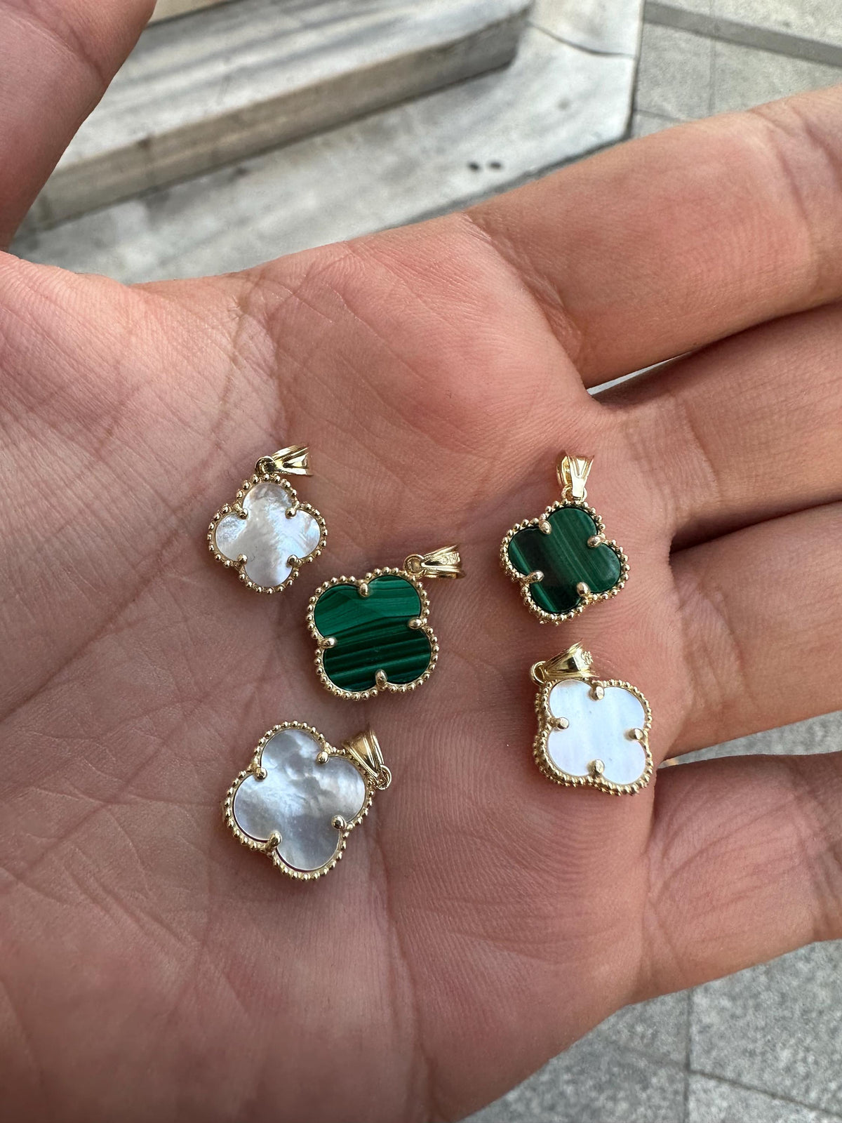 14K Gold Clover Necklace, Four Leaf Pendant, Shamrock Necklace, Good Luck Charm Necklace, St Patricks Day Accessory, Bridesmaid Jewelry