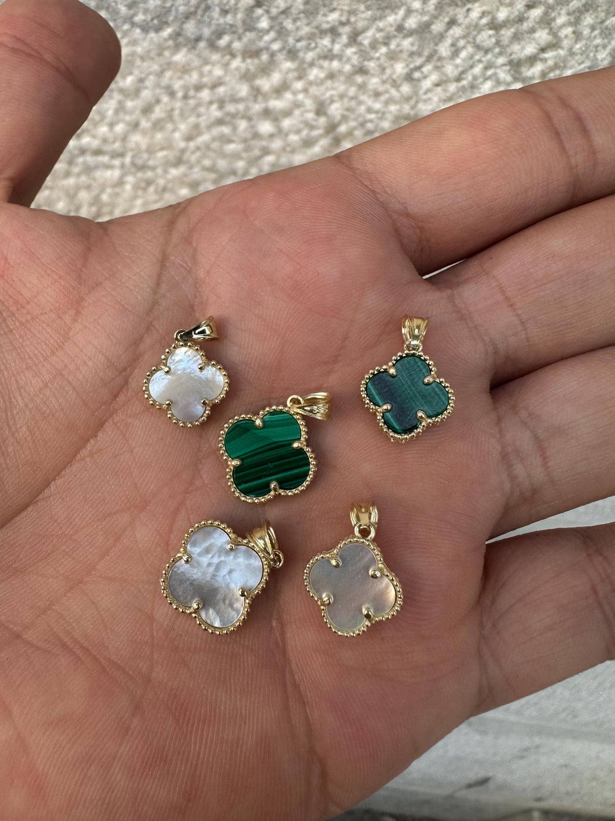 14K Gold Clover Necklace, Four Leaf Pendant, Shamrock Necklace, Good Luck Charm Necklace, St Patricks Day Accessory, Bridesmaid Jewelry