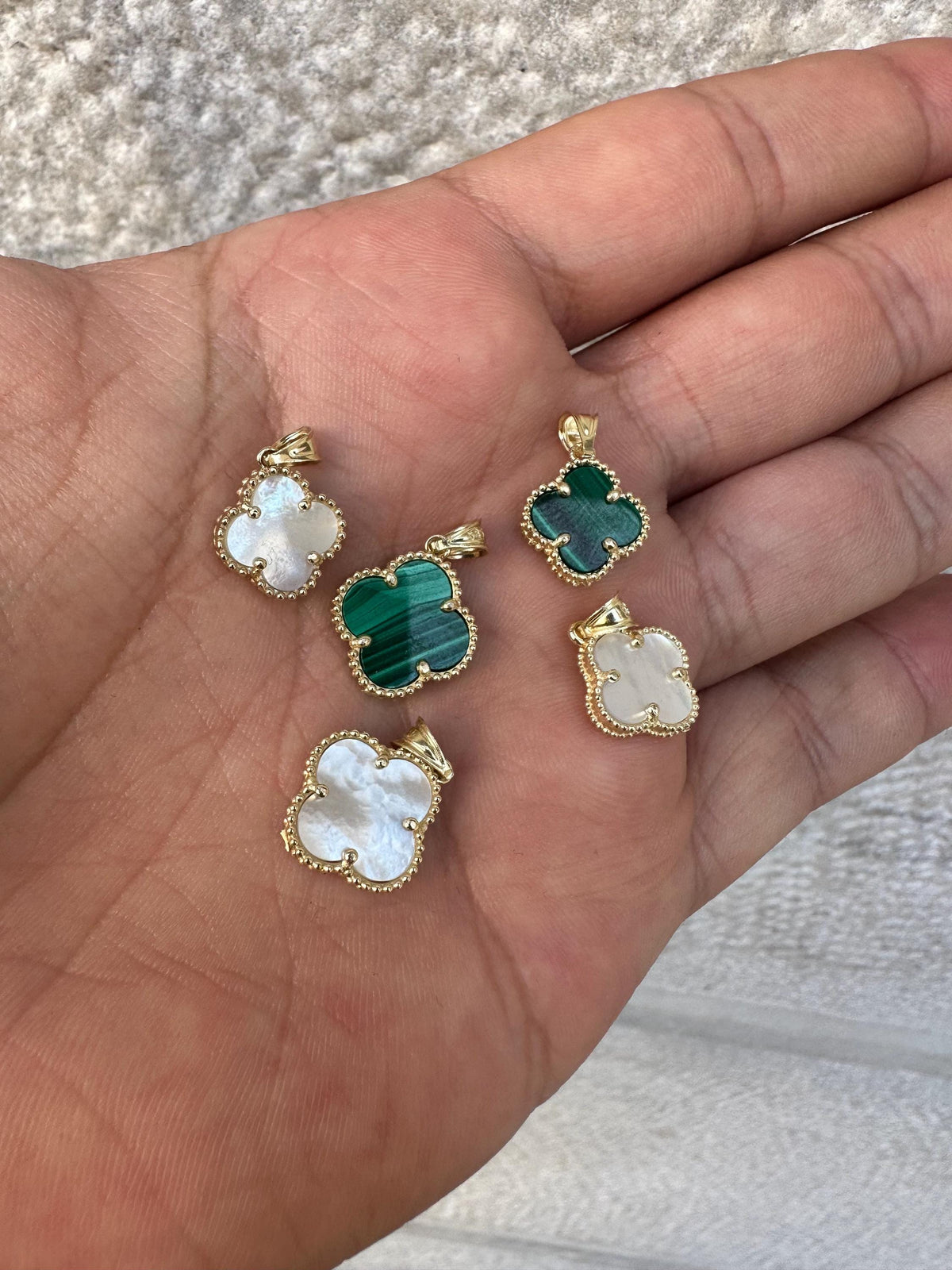 14K Gold Clover Necklace, Four Leaf Pendant, Shamrock Necklace, Good Luck Charm Necklace, St Patricks Day Accessory, Bridesmaid Jewelry