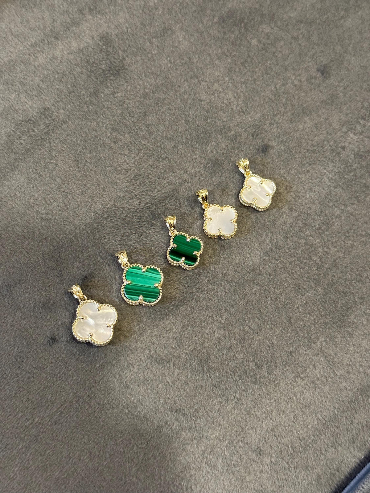 14K Gold Clover Necklace, Four Leaf Pendant, Shamrock Necklace, Good Luck Charm Necklace, St Patricks Day Accessory, Bridesmaid Jewelry