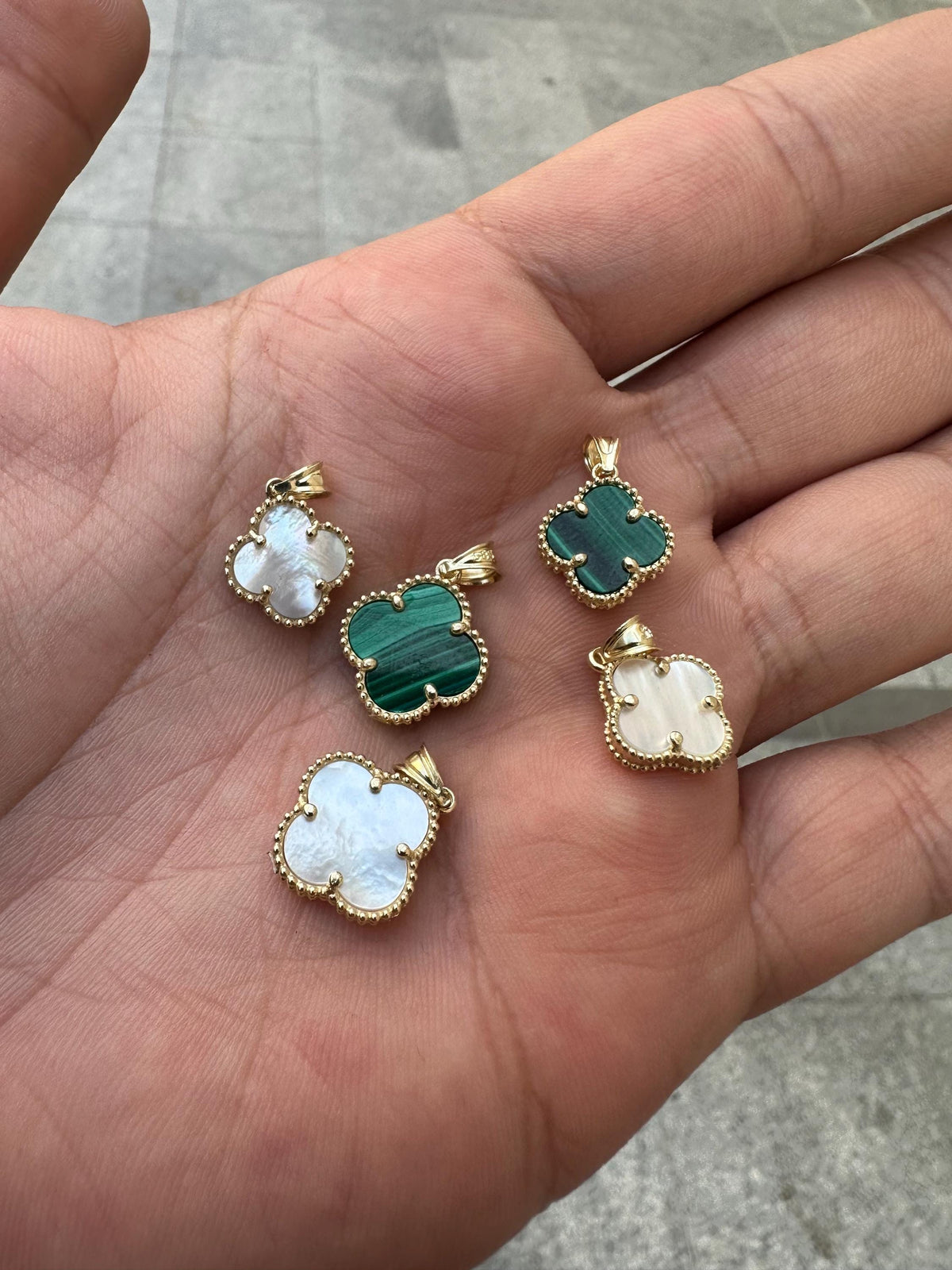 14K Gold Clover Necklace, Four Leaf Pendant, Shamrock Necklace, Good Luck Charm Necklace, St Patricks Day Accessory, Bridesmaid Jewelry