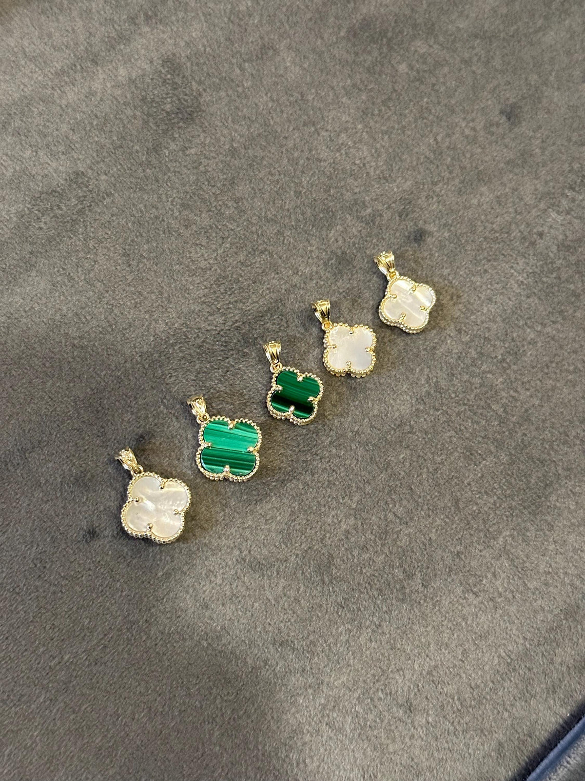 14K Gold Clover Necklace, Four Leaf Pendant, Shamrock Necklace, Good Luck Charm Necklace, St Patricks Day Accessory, Bridesmaid Jewelry