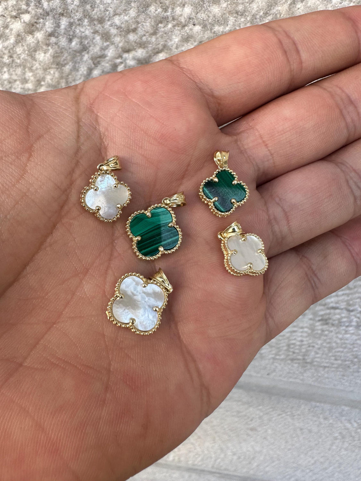 14K Gold Clover Necklace, Four Leaf Pendant, Shamrock Necklace, Good Luck Charm Necklace, St Patricks Day Accessory, Bridesmaid Jewelry