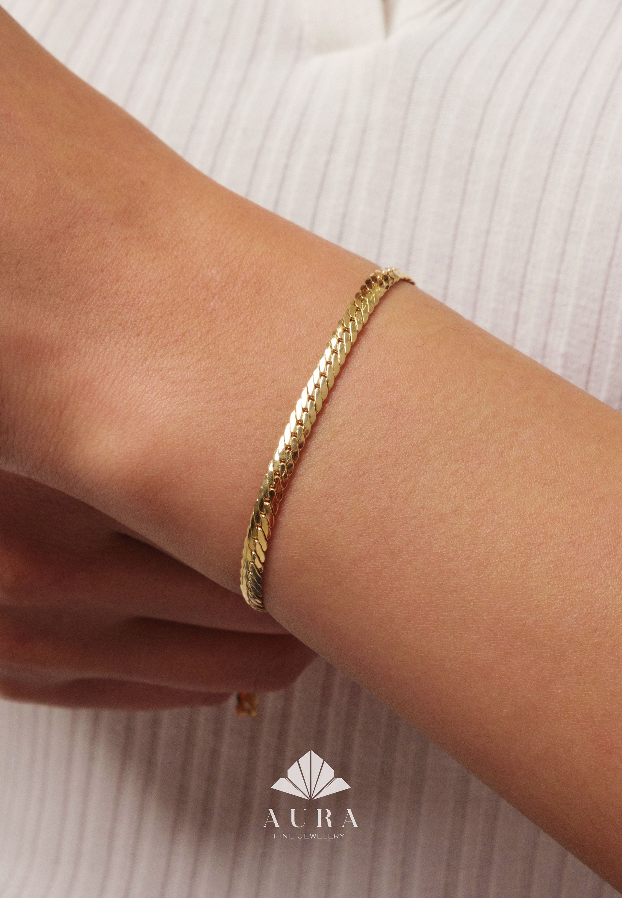 14k Cuban bracelet : r/Gold