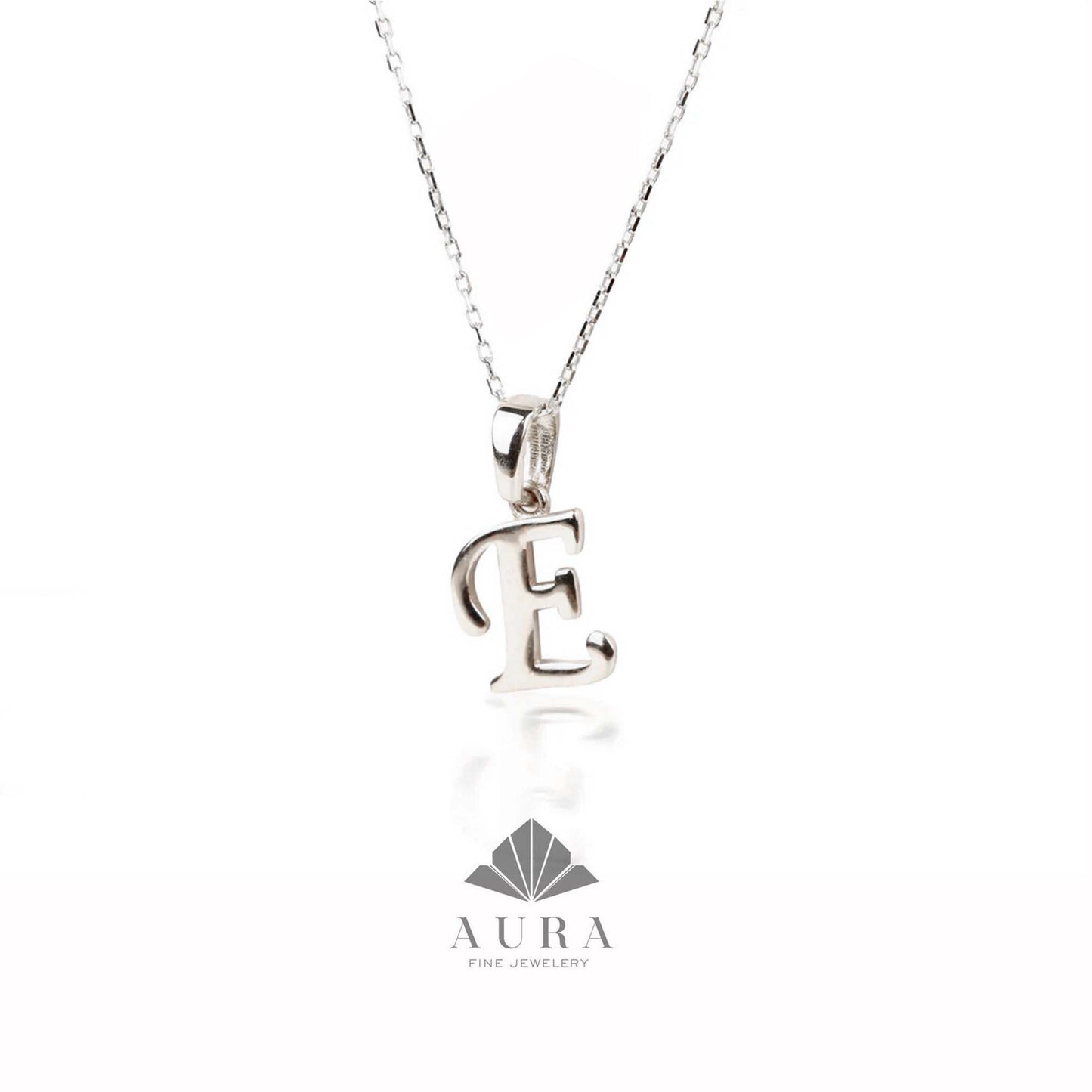 14K Gold Cursive Initial Necklace, Handwriting Letters Pendant, Initial Alphabet Charm, Personalized Choker, Capital Cursive Initial